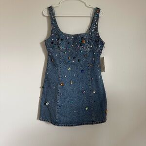 TRF Jewel Zara  Denim Dress